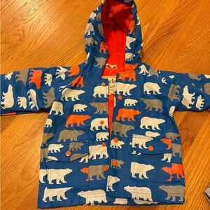 Hatley Bear Print rain Jacket